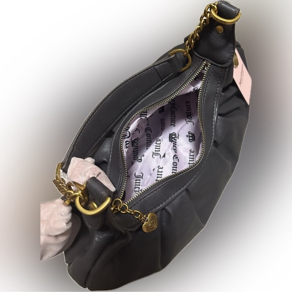 Juicy Couture Romance Hobo Shoulder Bag | Chocolate Brown - Picture 4 of 10